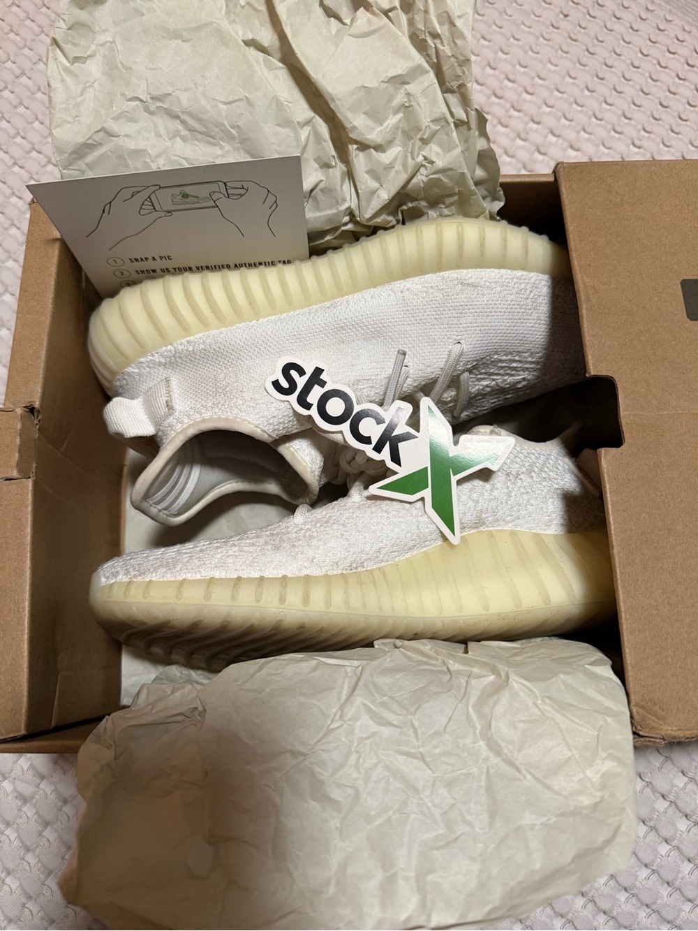 Yeezy Boost 350 V2 Cream Knit Sneakers